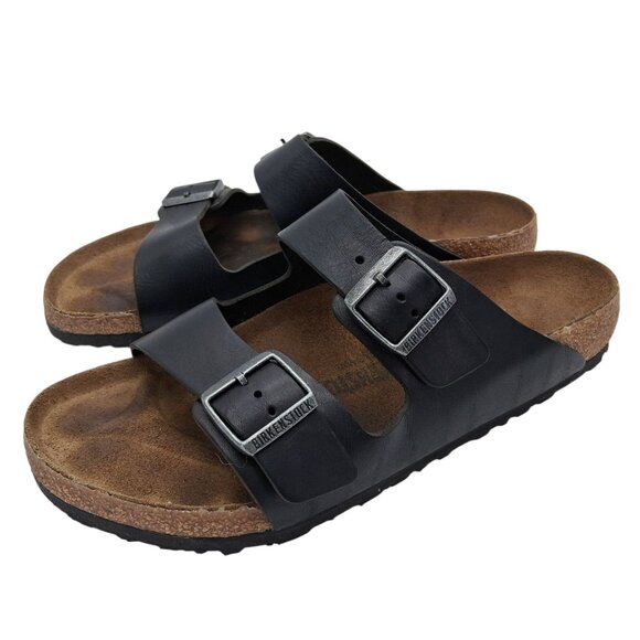 Birkenstock Arizona Shoes Mens Size 11 Double Strap Sandals Slip On Comfort - Picture 1 of 8